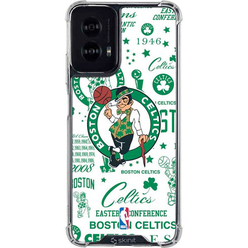NBA Boston Celtics Historic Blast Moto G Power 5G (2024) Clear Case