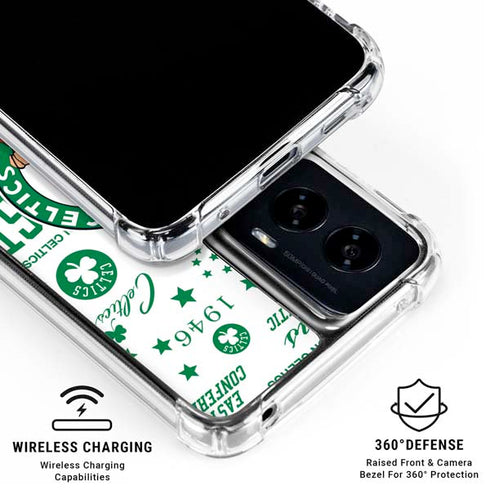 NBA Boston Celtics Historic Blast Moto G Power 5G (2024) Clear Case