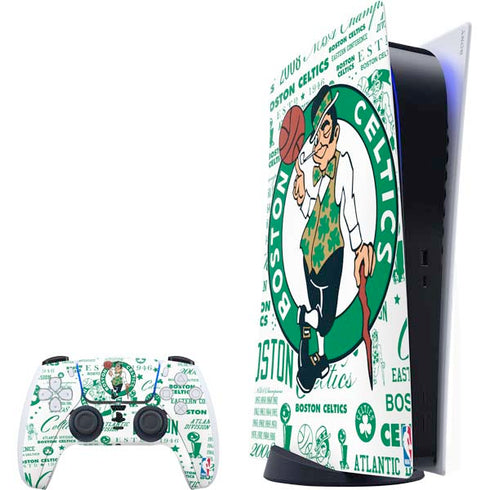 NBA Boston Celtics Historic Blast PlayStation PS5 Skins