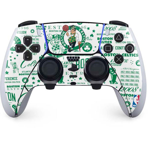 NBA Boston Celtics Historic Blast PS5 DualSense Edge Pro Controller Skin