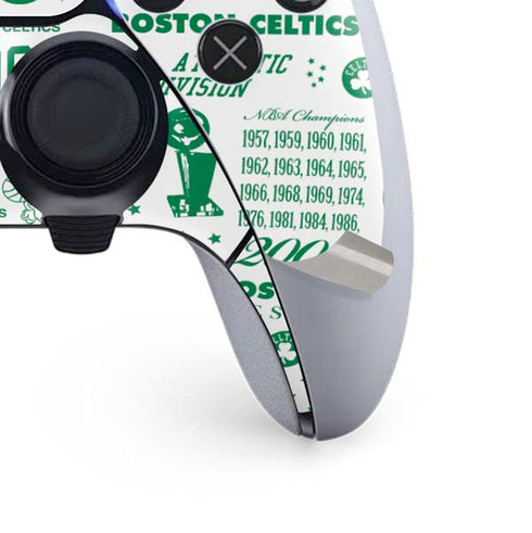 NBA Boston Celtics Historic Blast PS5 DualSense Edge Pro Controller Skin