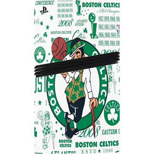 NBA Boston Celtics Historic Blast PS5 Pro Console Skin