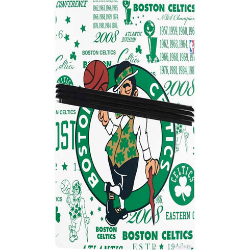 NBA Boston Celtics Historic Blast PS5 Pro Console Skin