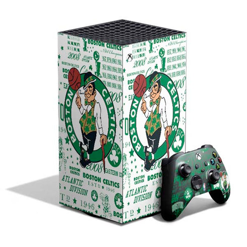 NBA Boston Celtics Historic Blast XBox Series X Digital Edition Bundle Skin