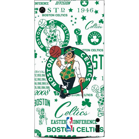NBA Boston Celtics Historic Blast XBox Series X Digital Edition Console Skin