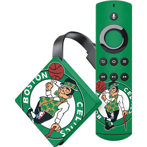 NBA Boston Celtics Large Logo Amazon Fire TV Skin