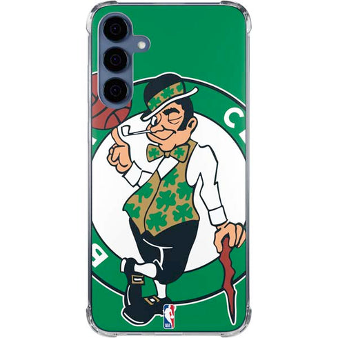 NBA Boston Celtics Large Logo Galaxy A35 5G Clear Case
