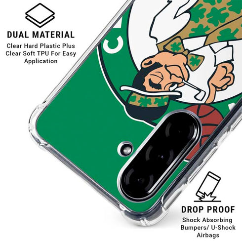 NBA Boston Celtics Large Logo Galaxy A36 5G Clear Case