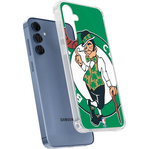 NBA Boston Celtics Large Logo Galaxy A55 5G Clear Case