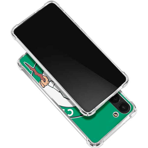 NBA Boston Celtics Large Logo Galaxy S24 FE Clear Case