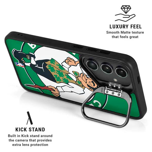 NBA Boston Celtics Large Logo Galaxy S24 FE Kickstand Case