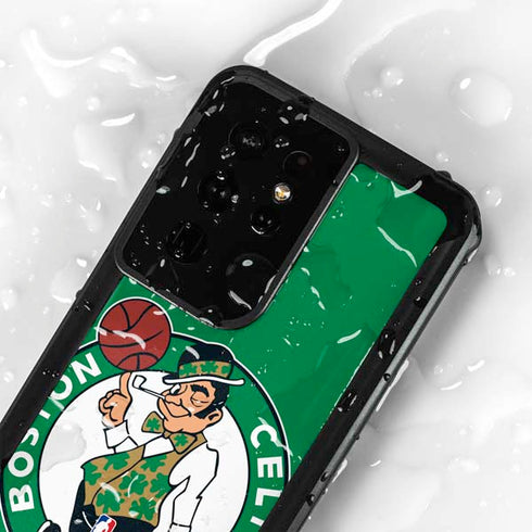 NBA Boston Celtics Large Logo Galaxy S24 Ultra Waterproof Case