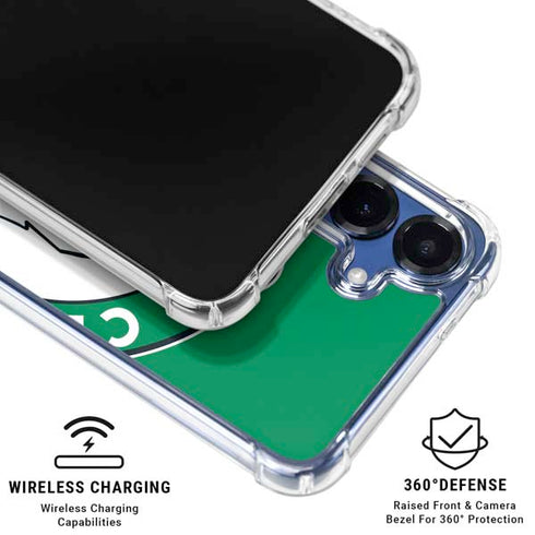 NBA Boston Celtics Large Logo Galaxy S25 Plus Clear Case
