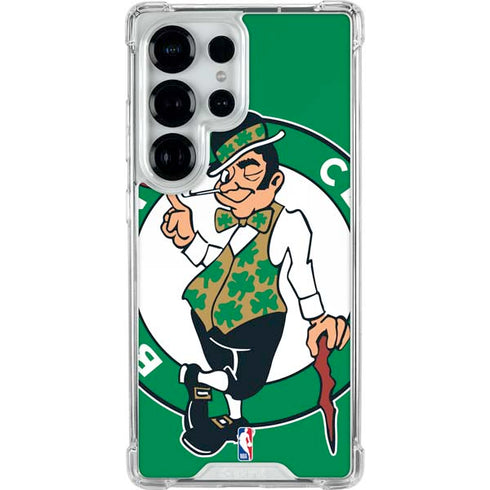 NBA Boston Celtics Large Logo Galaxy S25 Ultra Clear Case