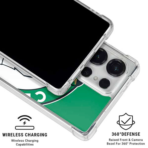 NBA Boston Celtics Large Logo Galaxy S25 Ultra Clear Case