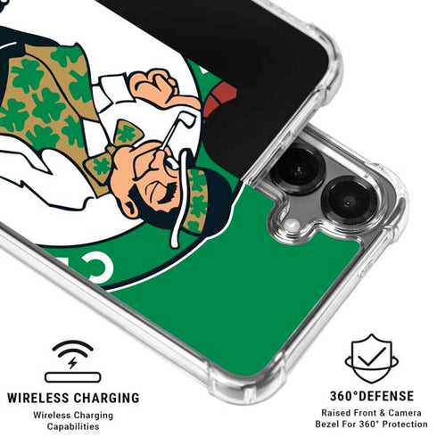 NBA Boston Celtics Large Logo Galaxy S26 Clear Case