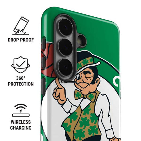 NBA Boston Celtics Large Logo Galaxy S26 Impact Case