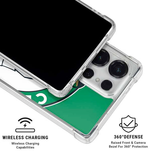 NBA Boston Celtics Large Logo Galaxy S26 Ultra Clear Case