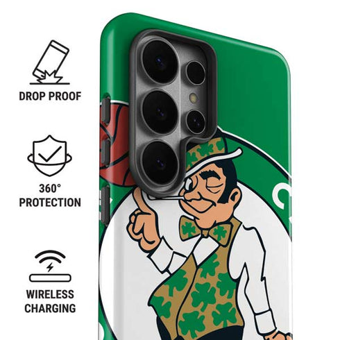 NBA Boston Celtics Large Logo Galaxy S26 Ultra Impact Case