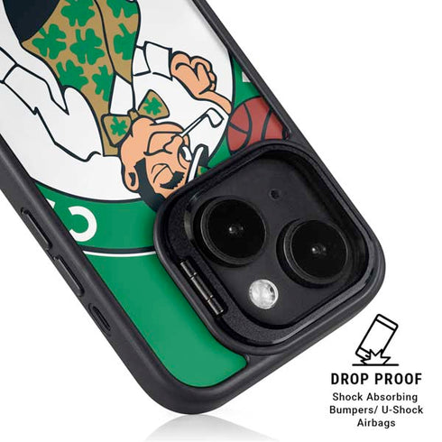 NBA Boston Celtics Large Logo iPhone 14 Kickstand Case