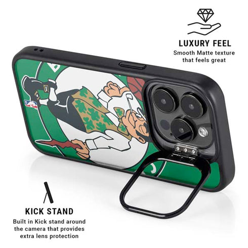 NBA Boston Celtics Large Logo iPhone 14 Pro Kickstand Case