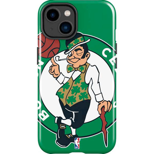 NBA Boston Celtics Large Logo iPhone 15 Impact Case