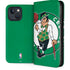 NBA Boston Celtics Large Logo iPhone 15 Plus Folio Case