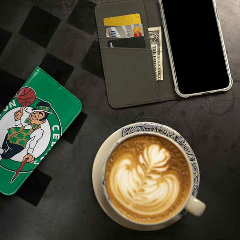 NBA Boston Celtics Large Logo iPhone 15 Pro Folio Case