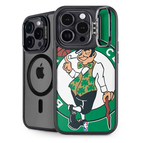 NBA Boston Celtics Large Logo iPhone 15 Pro Kickstand Case
