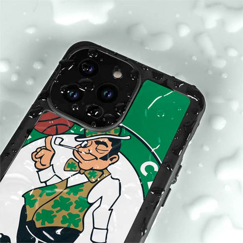 NBA Boston Celtics Large Logo iPhone 15 Pro Waterproof Case