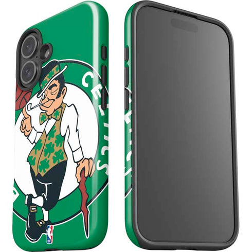 NBA Boston Celtics Large Logo iPhone 16 Impact Case