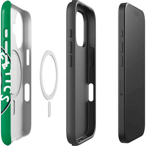 NBA Boston Celtics Large Logo iPhone 16 Magsafe Impact Case