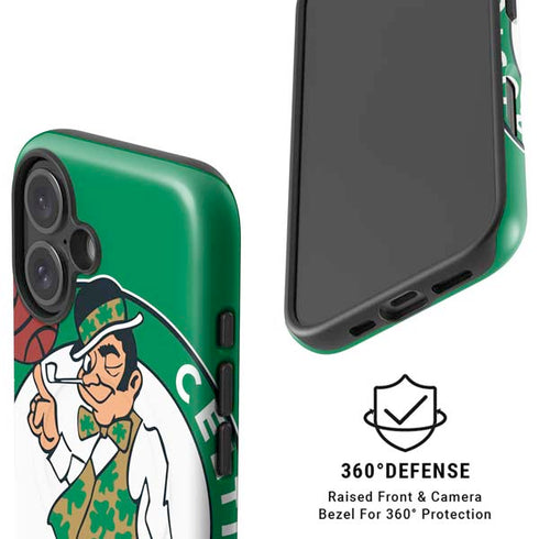 NBA Boston Celtics Large Logo iPhone 16 Magsafe Impact Case