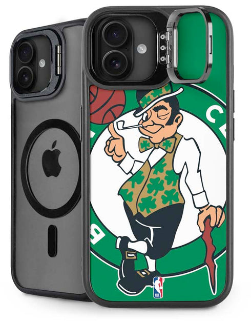 NBA Boston Celtics Large Logo iPhone 16 Plus Kickstand Case