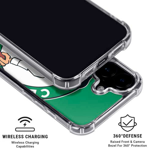 NBA Boston Celtics Large Logo iPhone 16 Plus MagSafe Case