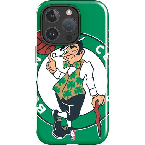 NBA Boston Celtics Large Logo iPhone 16 Pro Impact Case