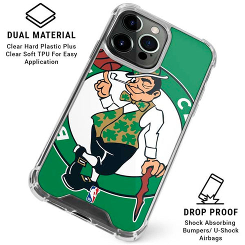 NBA Boston Celtics Large Logo iPhone 16 Pro Max Clear Case