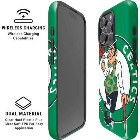 NBA Boston Celtics Large Logo iPhone 16 Pro Max Magsafe Impact Case