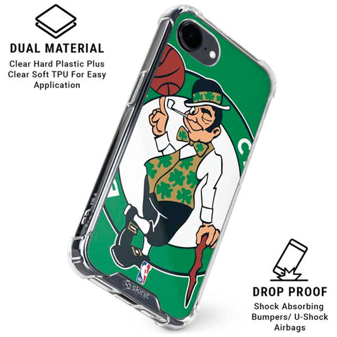 NBA Boston Celtics Large Logo iPhone 16e Clear Case