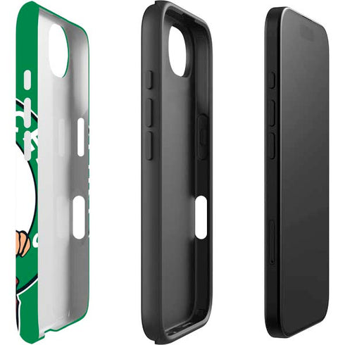 NBA Boston Celtics Large Logo iPhone 16e Impact Case