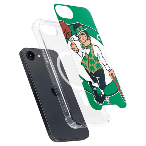 NBA Boston Celtics Large Logo iPhone 16e MagSafe Case