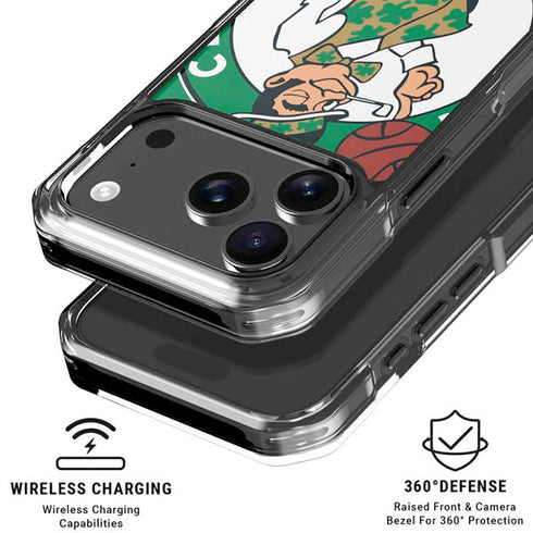 NBA Boston Celtics Large Logo iPhone 18 Pro Clear Case