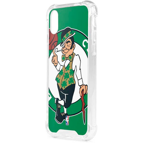 NBA Boston Celtics Large Logo iPhone XS Clear Case