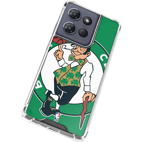 NBA Boston Celtics Large Logo Moto G 5G (2025) Clear Case