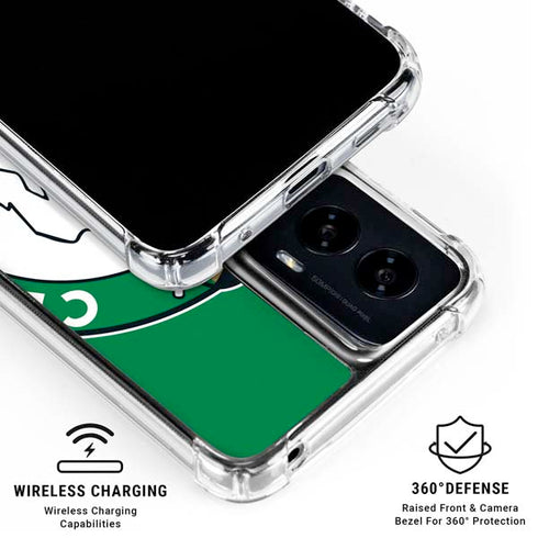 NBA Boston Celtics Large Logo Moto G Power 5G (2024) Clear Case