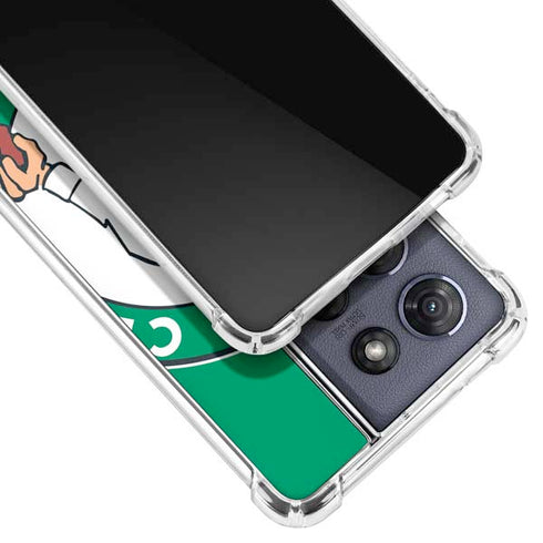 NBA Boston Celtics Large Logo Moto G Stylus 5G (2025) Clear Case
