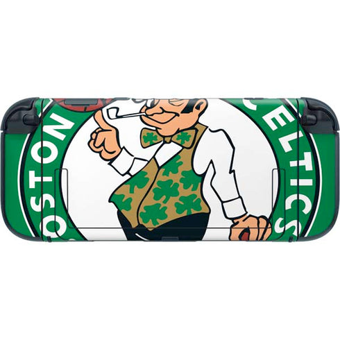 NBA Boston Celtics Large Logo Nintendo Switch 2 (2025) with Joy-Con Skin