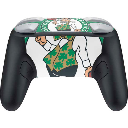 NBA Boston Celtics Large Logo Nintendo Switch 2 (2025) Pro Controller Skin