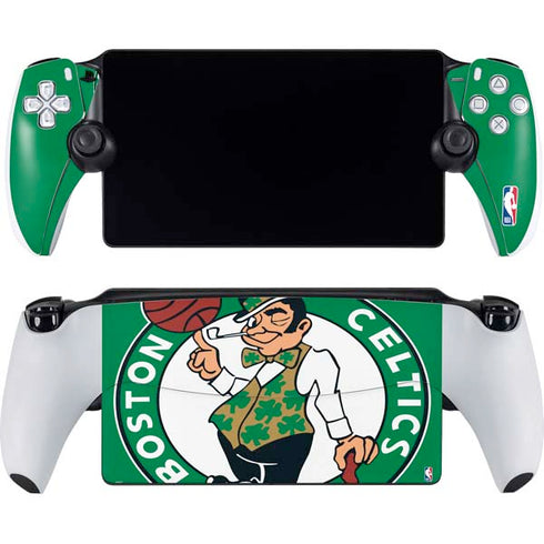 NBA Boston Celtics Large Logo PlayStation Portal Remote Player Skin