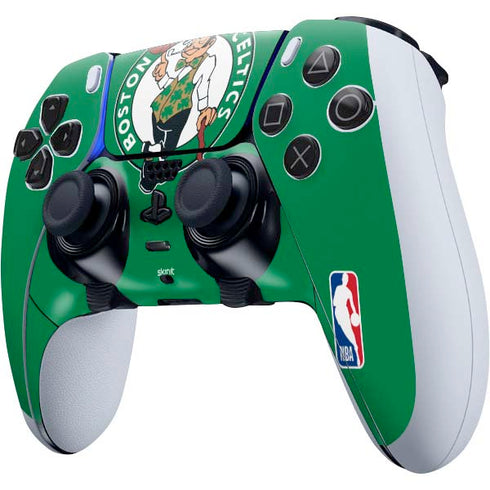 NBA Boston Celtics Large Logo PS5 DualSense Edge Pro Controller Skin